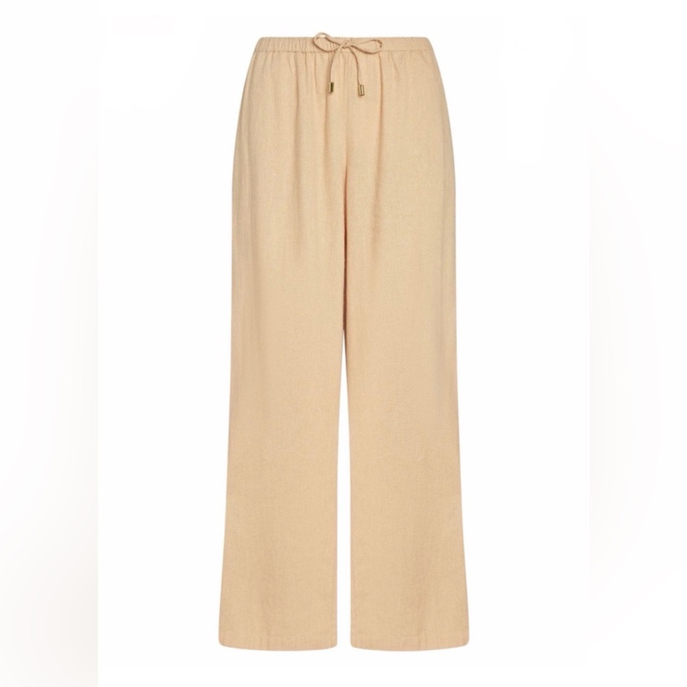 Monday Swimwear Tuscany linen pant Rafia size P | Bohemian, Coastal, euro summer